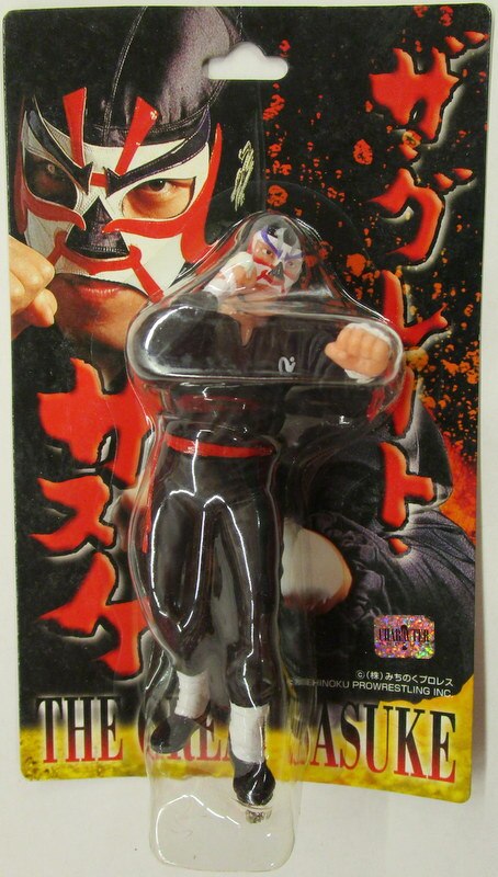 CHARACTER PRODUCT みちのくプロレス ザ・グレート・サスケ（紫マユ/仮面ライダークウガマーク入り）