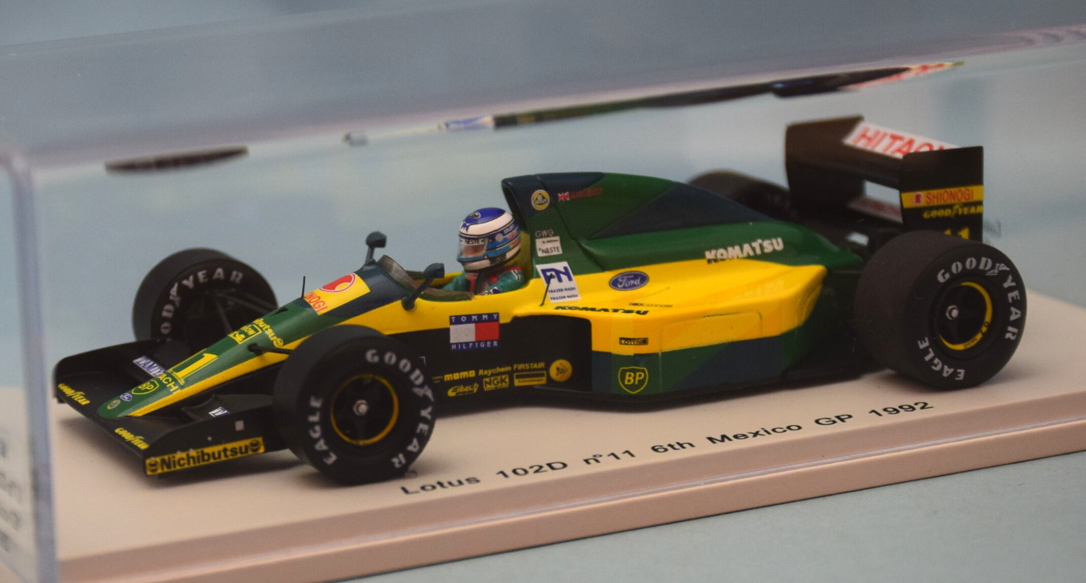 MINIMAX 1/43 Spark model Lotus 102D n.11 6th Mexico GP 1992 Mika