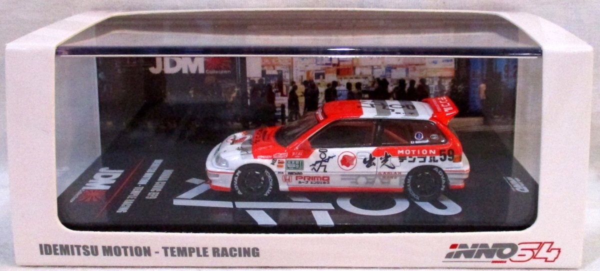 INNO Models 1/64 Honda シビック EF9 出光 MOTION TEMPLE RACING