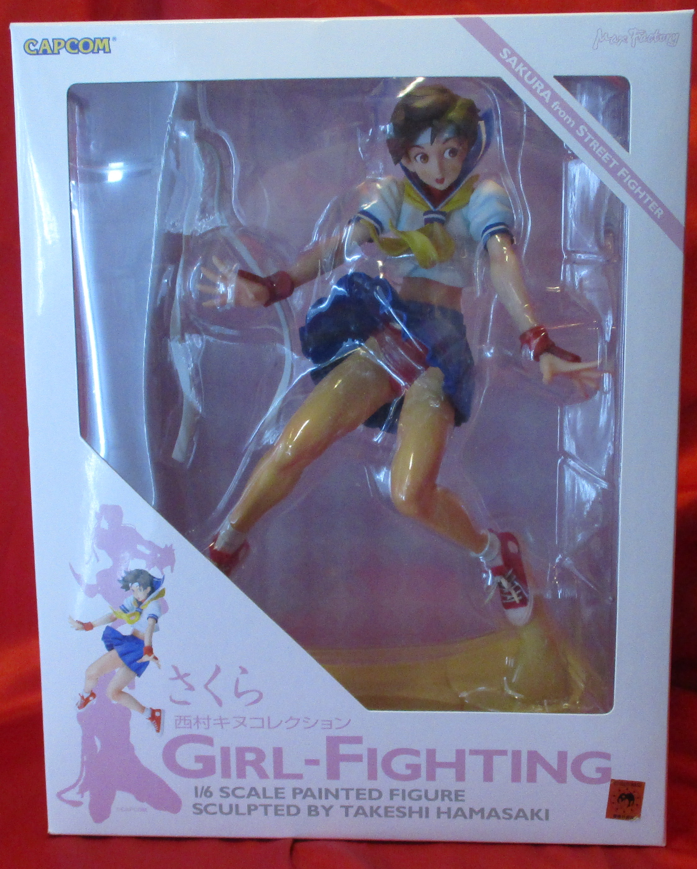 西村キヌコレクション さくら 1/6スケール フィギュア 西村キヌコレクション GIRL-FIGHTING ストリートファイターZERO