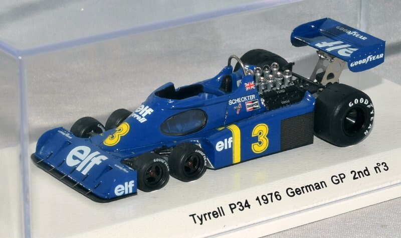 MINIMAX 1/43 Reve Collection Tyrrell P34 1976 German GP 2Nd No.3 J