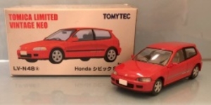 TOMICA LIMITED VINTAGE NEO Honda シビックSiR-II (赤) LV-N48a