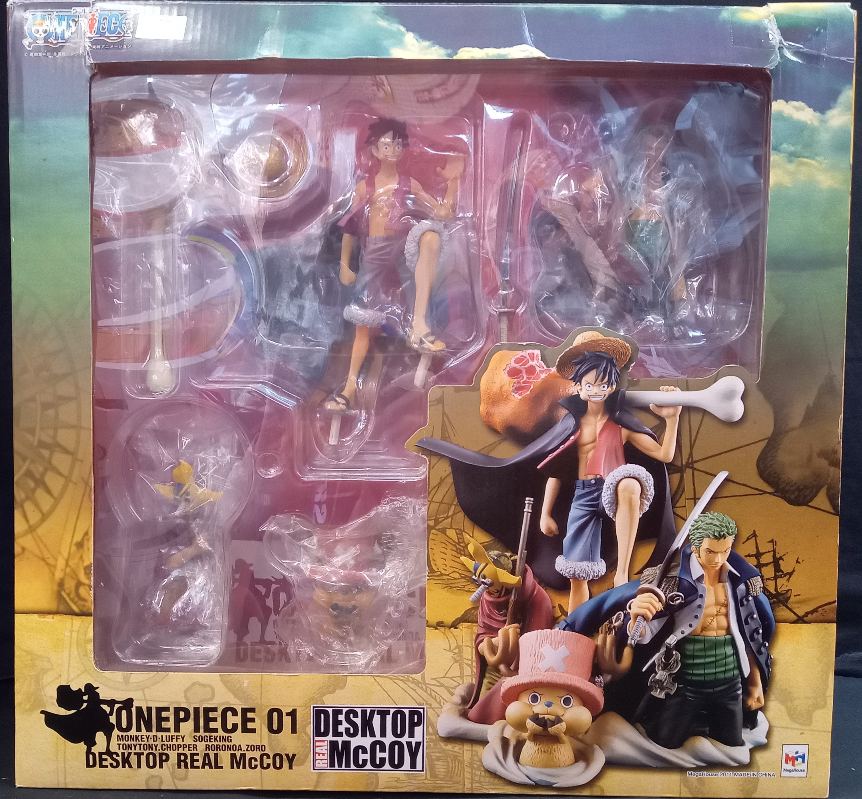 MegaHouse One Piece DESKTOP REAL McCOY [One Piece 01 (Meat Grip