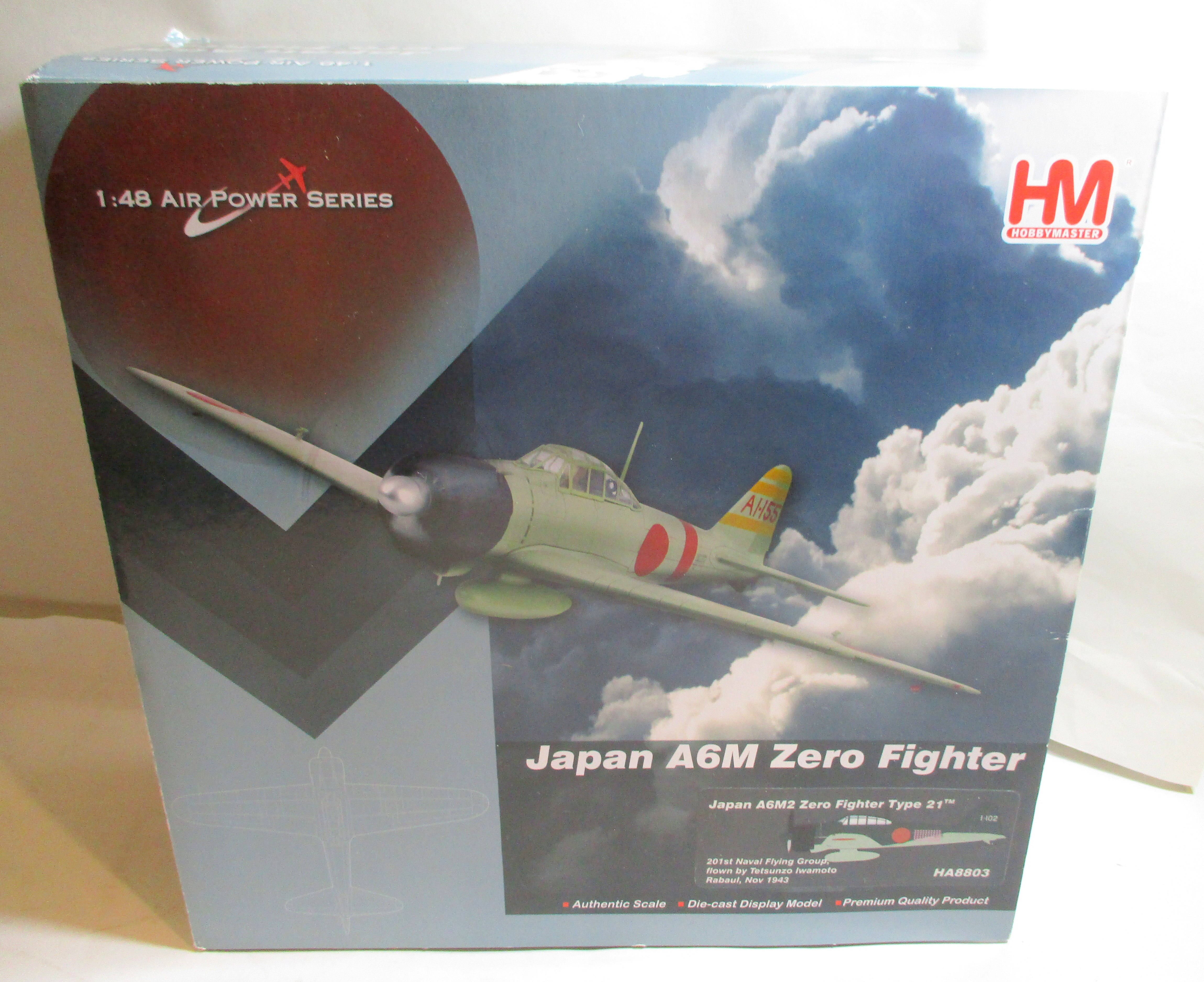 HOBBY MASTER 1/48AIR POWER SERIES 零式艦上戦闘機二一型 `第二〇一