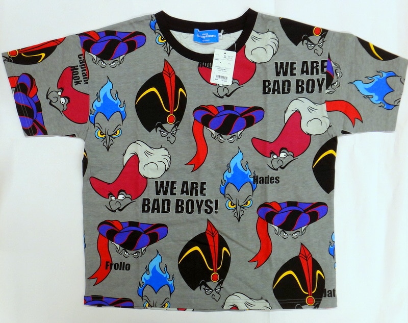 実寸サイズ日本3XL相当Disney 3XL バッドボーイズ ヴィランズ Bad Boyz Tシャツ