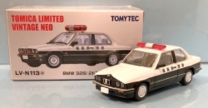 TOMICA LIMITED VINTAGE NEO BMW325i 2ドア パトカー(福島県警) LVN113a