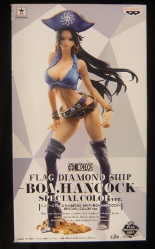 Banpresto One Piece Flag Diamond Ship Boa Hancock Special Color Ver Black Toys Games Action Figures Statues