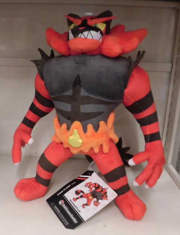 incineroar pokemon plush