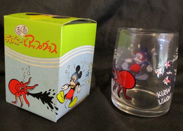 キリン ディズニー食器 キリンレモン ディズニーくるくるどアップグラス ミッキー まんだらけ Mandarake