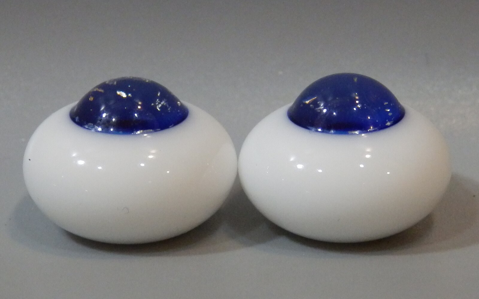 MIYABI GLASS EYE STUDIO ピンクにゴールドラメ16mm-