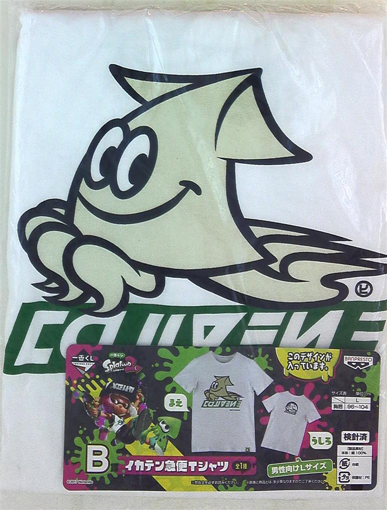 バンプレスト 一番くじ スプラトゥーン2 B賞イカテン急便Tシャツ