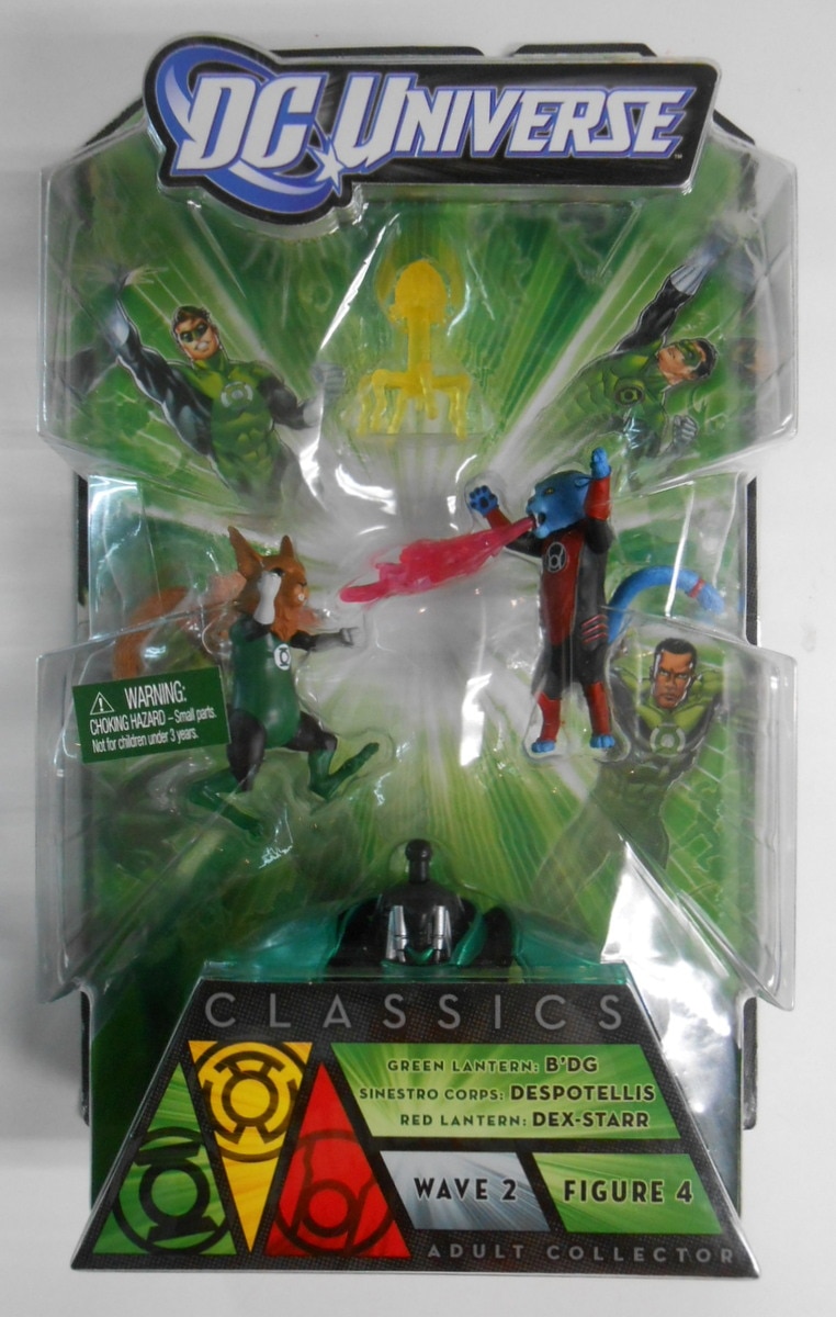 MATTEL WAVE 2 / CLASSICS GREEN LANTERN B'DG / DESPOTELLIS / DEX-STARR 6 ...