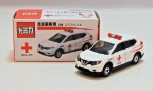 トミカ/日本赤十字社特注 血液運搬車 日産 エクストレイル 非売品
