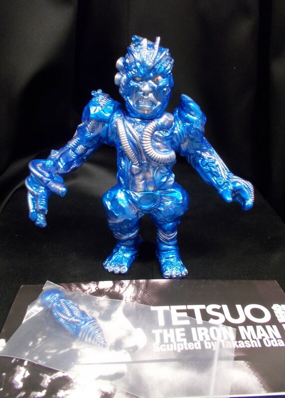 UNBOX INDUSTRIES Tetsuo TESTUO THE IRON MAN Shinya Tsukamoto Tetsuo  Ryunosuke Shoten Limited metallic Blue ver.