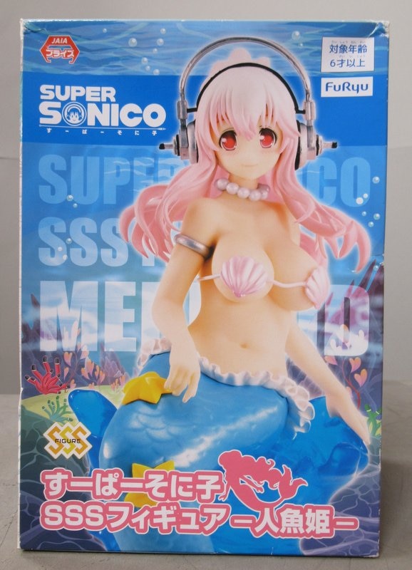 FuRyu Super Sonico SSS figure Little Mermaid PVC New Toy Anime 