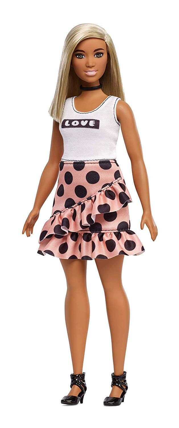 ★Brand New★ Mattel - Barbie Fashionistas Kirby pink dot FXL51 ...