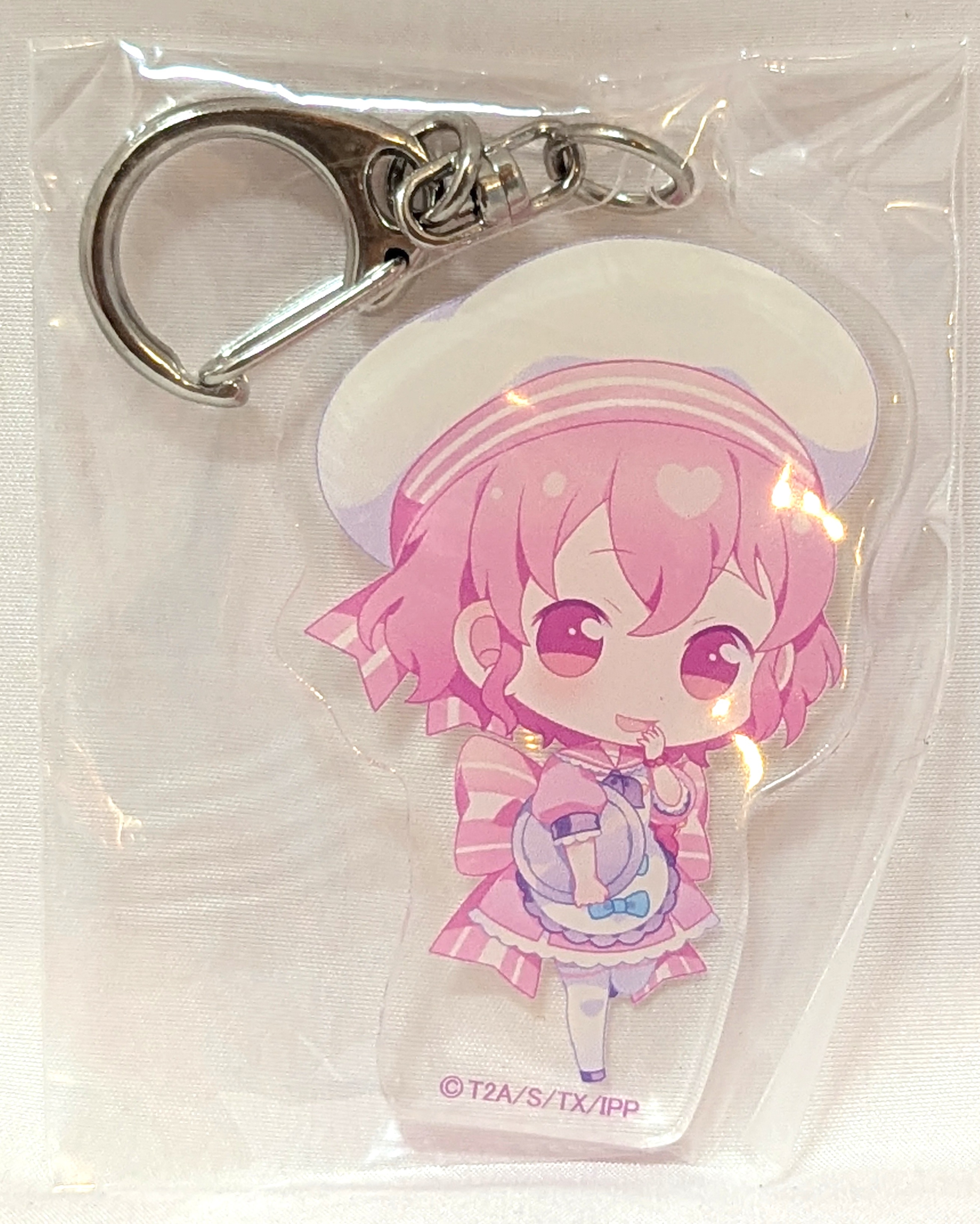 Animate Cafe Idol Time Pripara Trading Acrylic Key Holder A Leona West