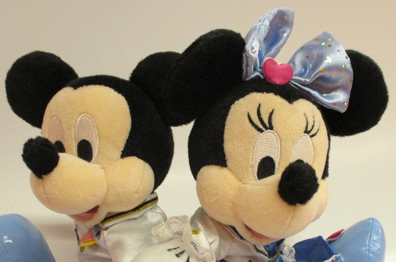 tokyo disney sea pair plush stuffed toy mickey and minnie