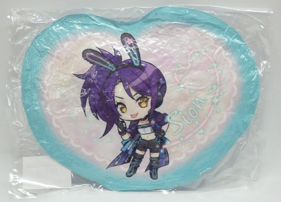 Marukuji Idoland PriPara (Chibi character ver.) Super Kichi heart shaped cushion 4. Sion