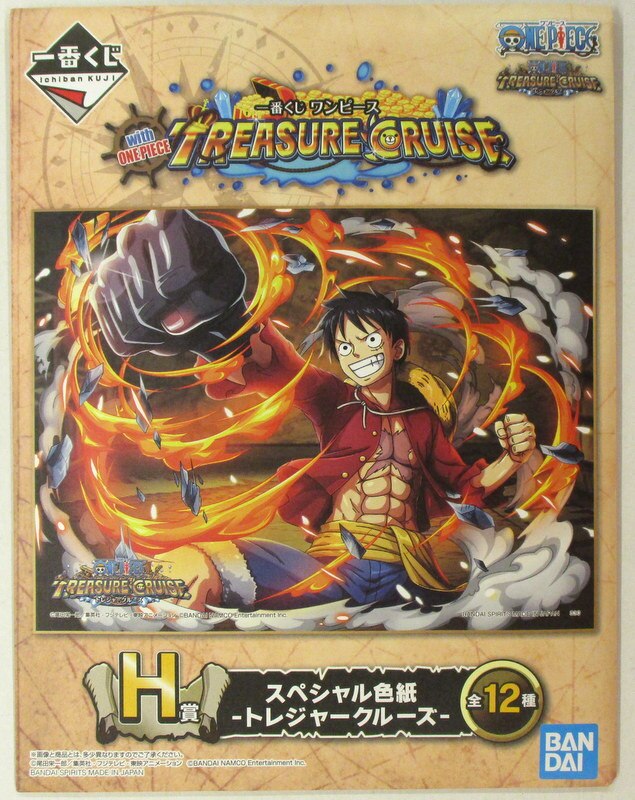 Bandai Spirits Ichiban Kuji One Piece With One Piece Treasure Cruise H Prize Monkey D Luffy Gear 4 Special Shikishi Treasure Cruise Mandarake Online Shop