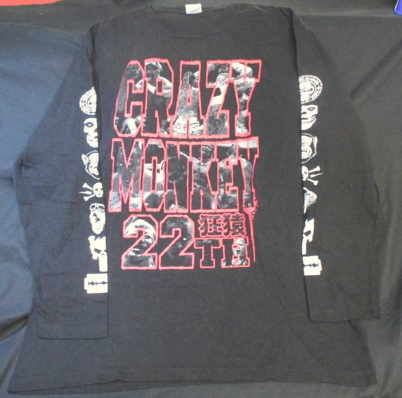 クレイジーファクトリー ロングTシャツ 葛西純 CRAZY MONKEY 22TH 狂猿