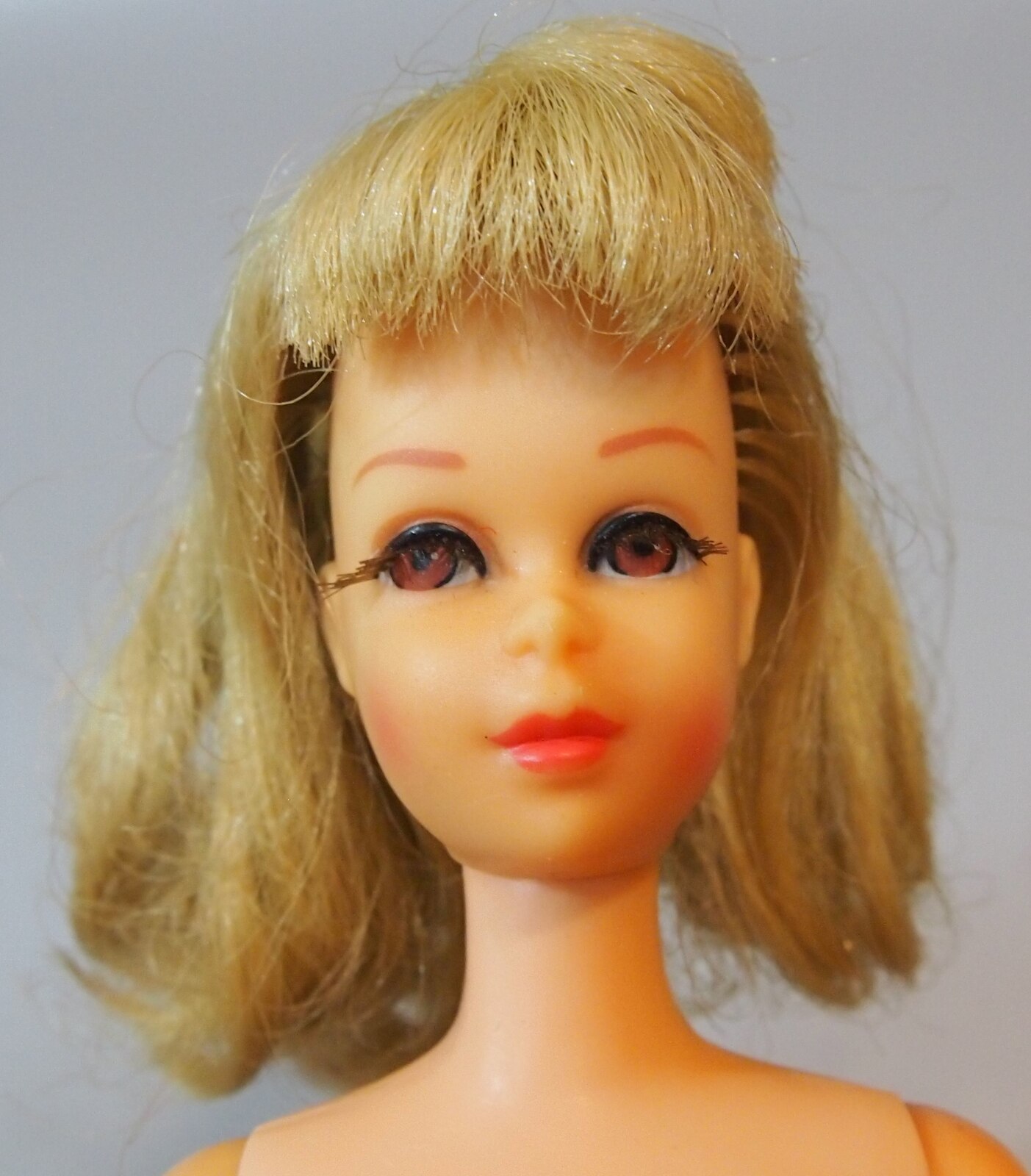 Vintage barbie with real eyelashes hot sale