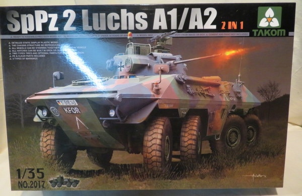 TAKOM 1/35 ドイツ連邦軍装輪装甲車SpPz 2 ルクス A1/A2 「2 in 1