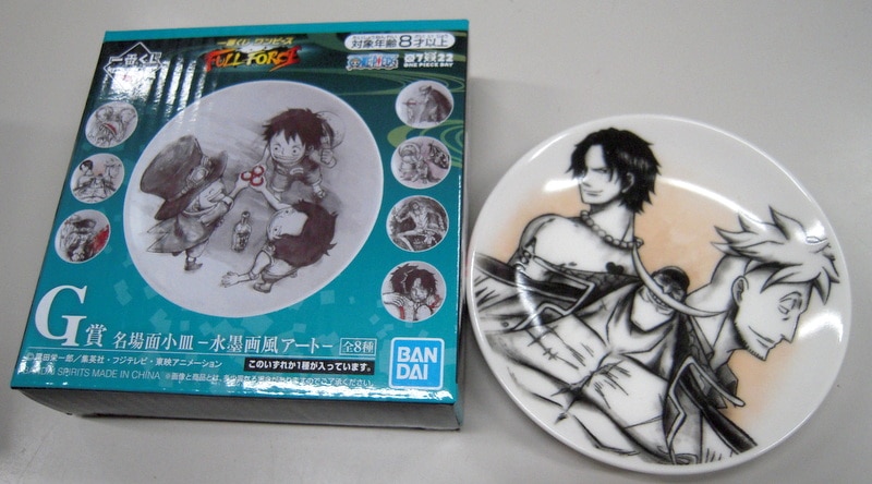 Bandai Spirits Ichiban Kuji One Piece Full Force G Prize Me Of Do Son What A Successful Love Scenes Small Plates Ink Style Of Painting Art Mandarake Online Shop