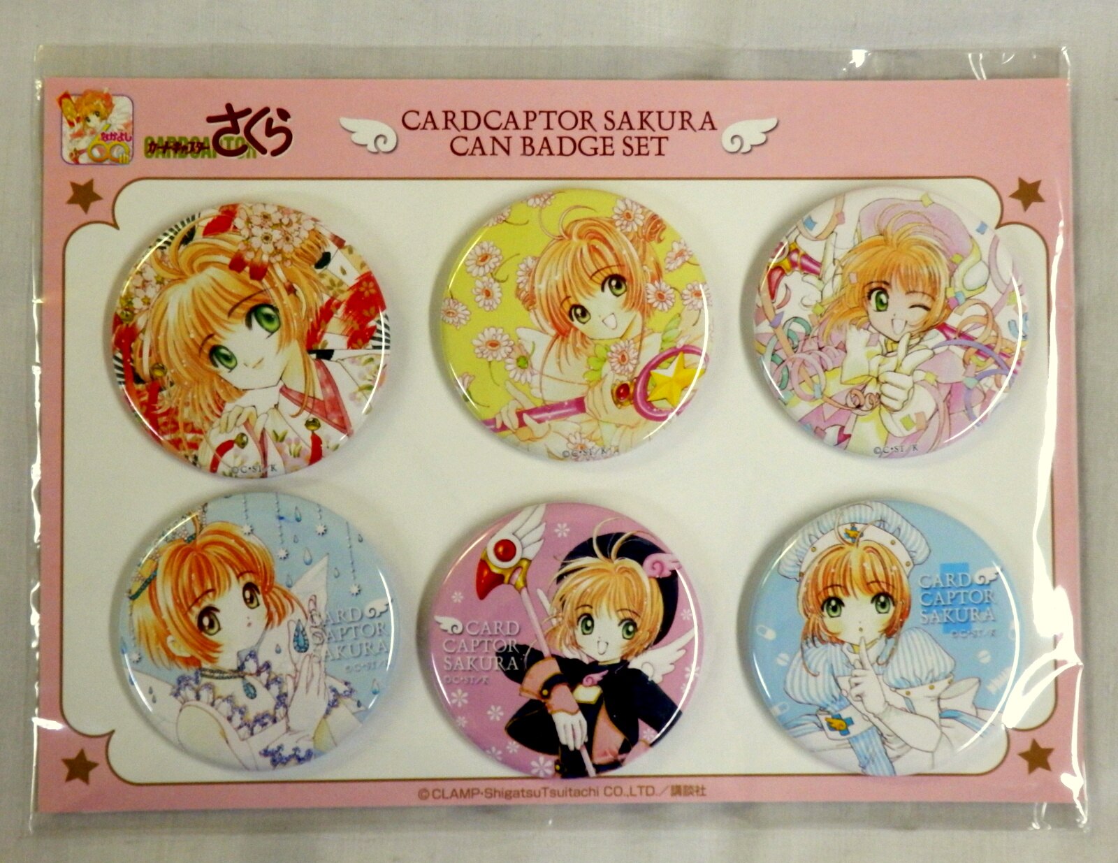 カードキャプターさくら 缶バッジ セット アニメジャパン 2015 未開封】カードキャプターさくら 缶バッジセット アニメジャパン2015限定