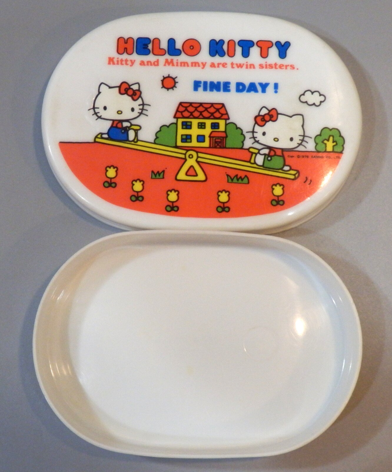 mandarake sanrio hello kitty mimmy lunch box seesaw 1976