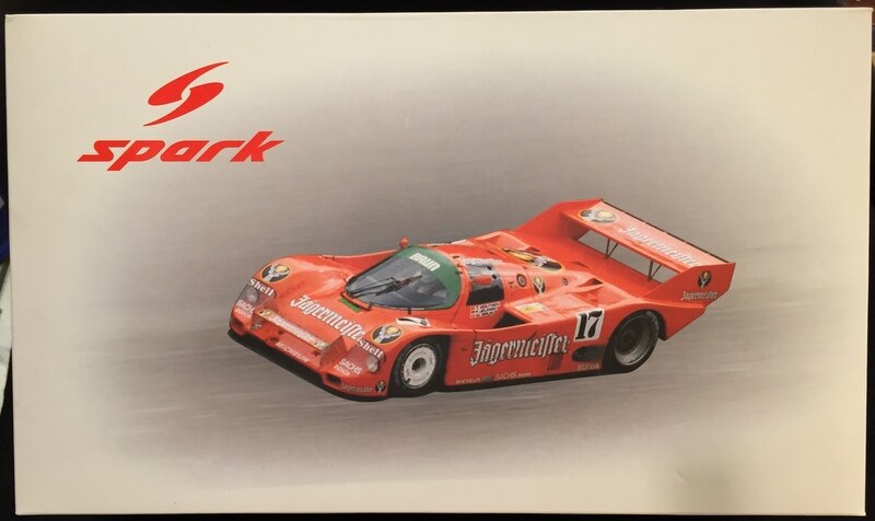 MINIMAX 1/18 SPARK MODEL PORSCHE 962 #17 WINNER SPA 1986 18S090