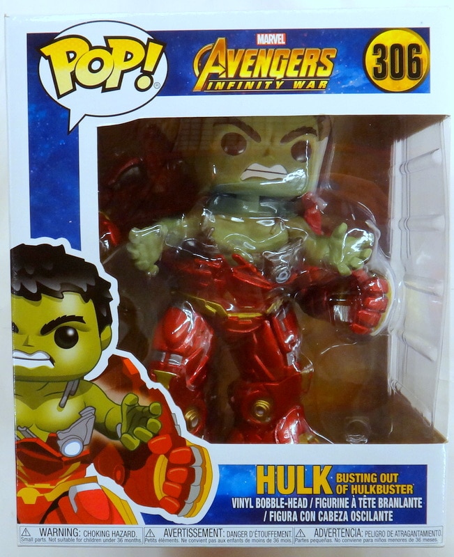 hulk busting out of hulkbuster funko pop
