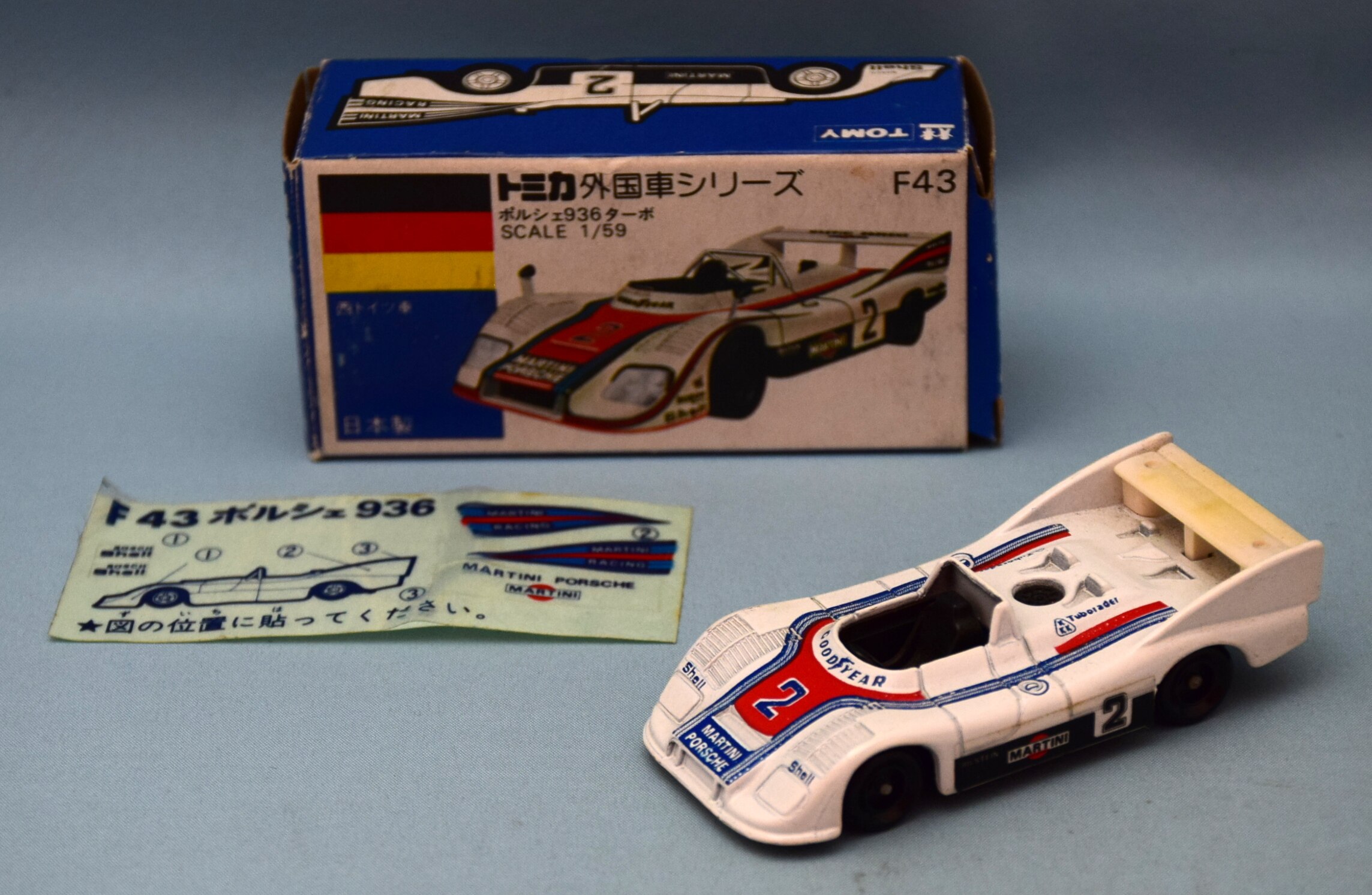 トミカ F43 ポルシェ936ターボ 青箱 絶版