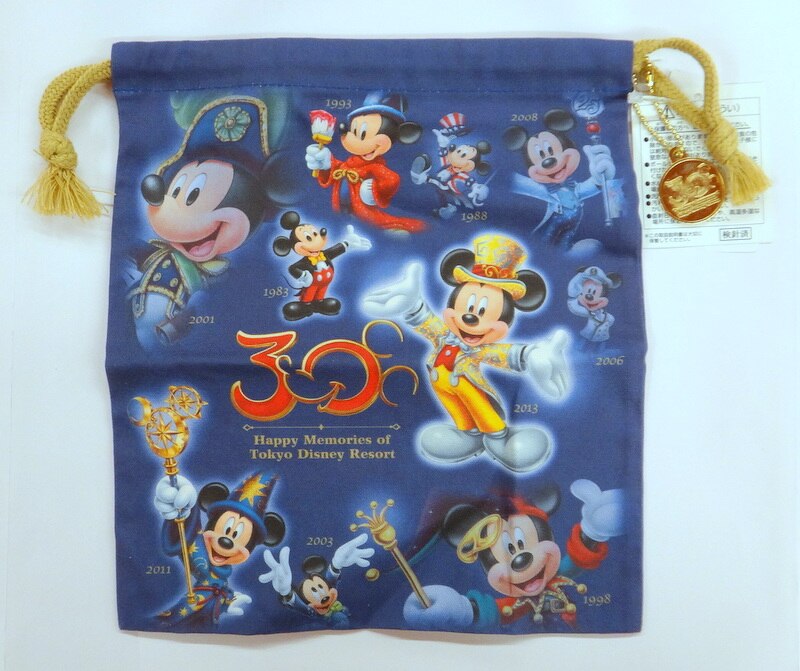 東京ディズニーリゾート 巾着 歴代ミッキー Tdr30周年 Happy Memories Of Tokyo Disney Resort まんだらけ Mandarake