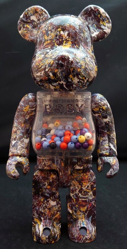 MEDICOMTOY BE @ RBRICK MY FIRST Baby (B@by) Jackson Pollock Studio