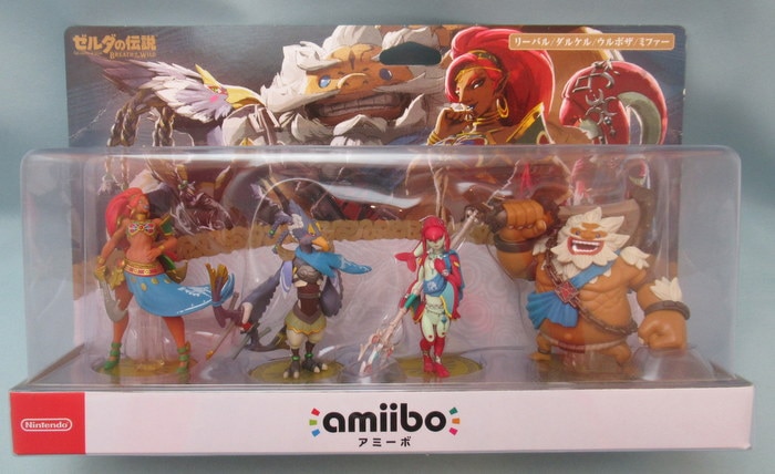 フィギュアゼルダ伝説 ブレスオブザワイルド amiibo 4人の英傑