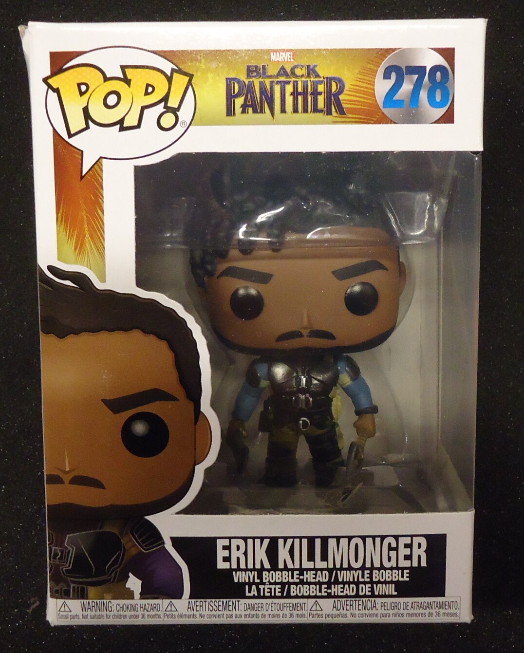 killmonger pop funko