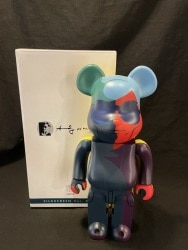 MEDICOMTOY BE@RBRICK ANDY WARHOL シルクスクリーンver. (顔 赤&紺