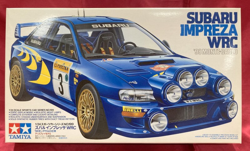 タミヤ 1 24 スポーツカーシリーズ スバルインプレッサ Wrc 98モンテカルロ仕様 199 まんだらけ Mandarake