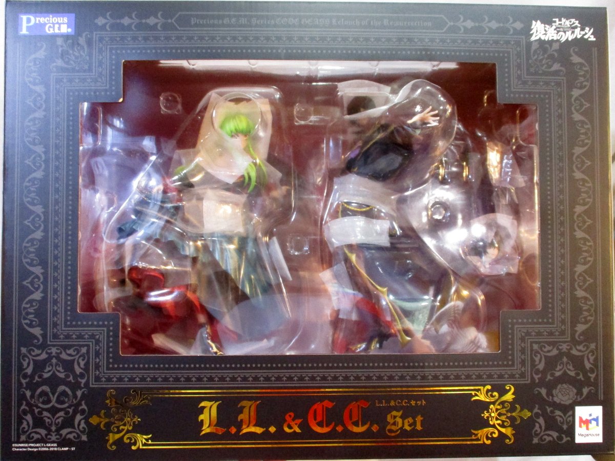 Megahouse Precious Gem Code Geass Fukkatsu No Lelouch Ll And Cc Mandarake Online Shop