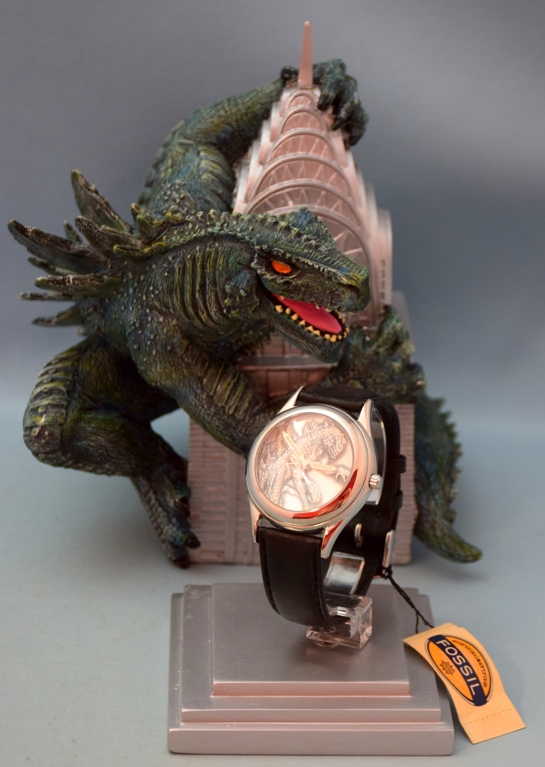 90s 【5000本限定】　GODZILLA FOSSLI フィギュア　腕時計