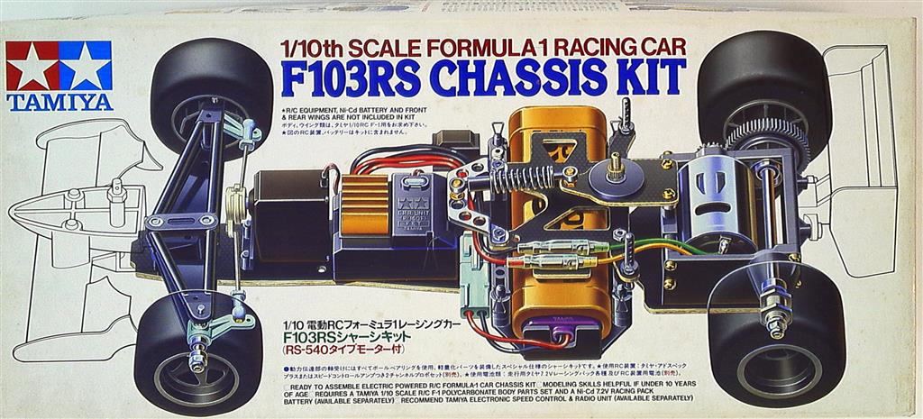 タミヤ 1 10 電動rcフォーミュラカーキット F103rsシャーシキット F103rs まんだらけ Mandarake