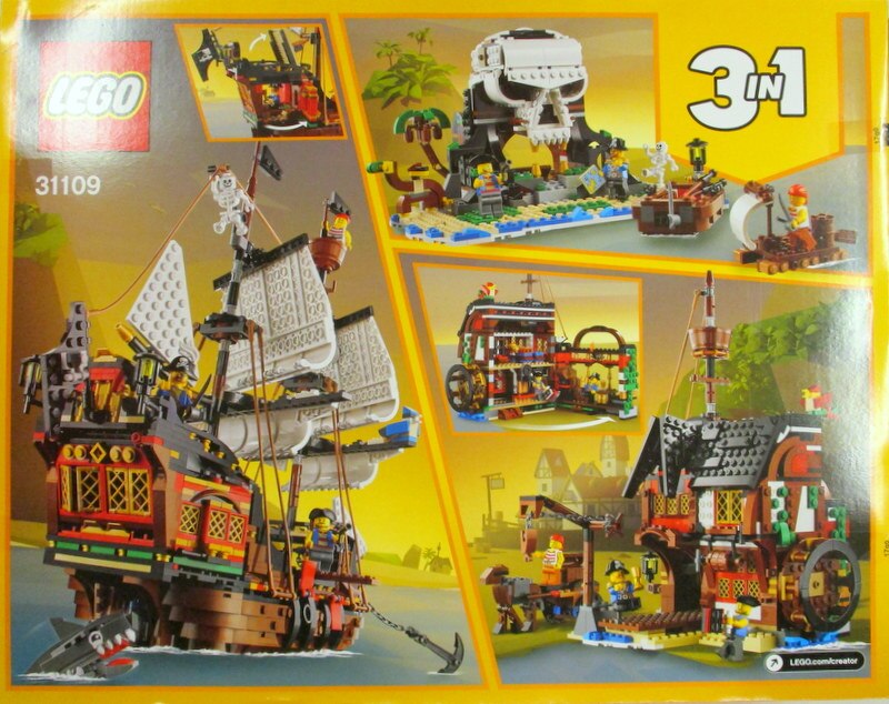 3 in 1 lego pirate ship