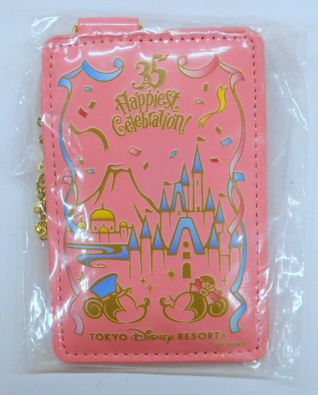 東京ディズニーリゾート パスケース 非売品 ミッキー ミニー ピンク 35周年 Happiest Celebretion 35周年 まんだらけ Mandarake