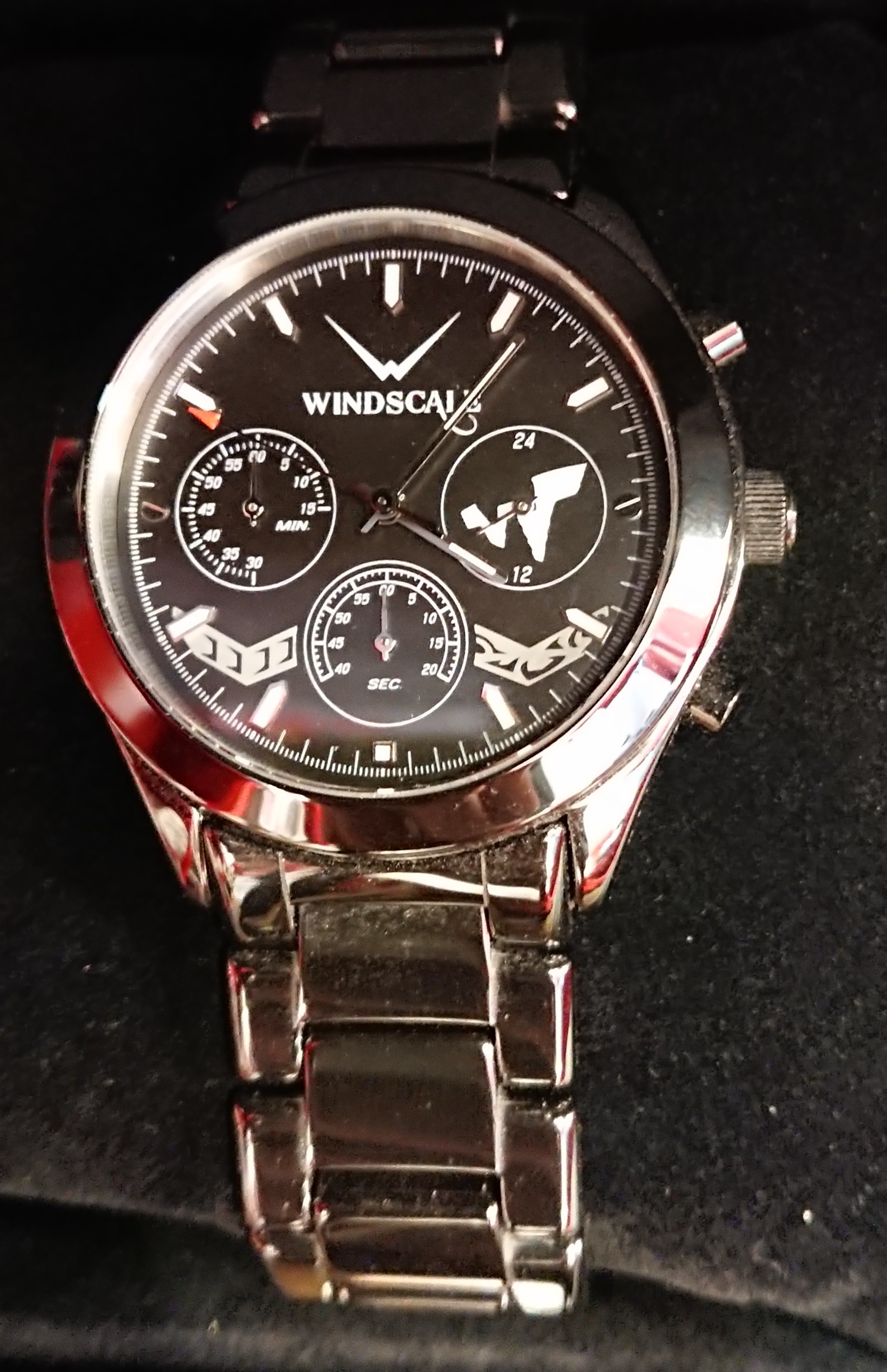 バンコレ 仮面ライダーW WINDSCALE クロノグラフ腕時計
