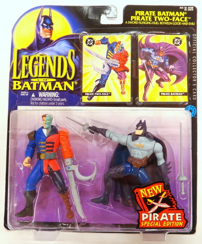 KENNER LEGENDS OF BATMAN PIRATE BATMAN / PIRATE TWO FACE