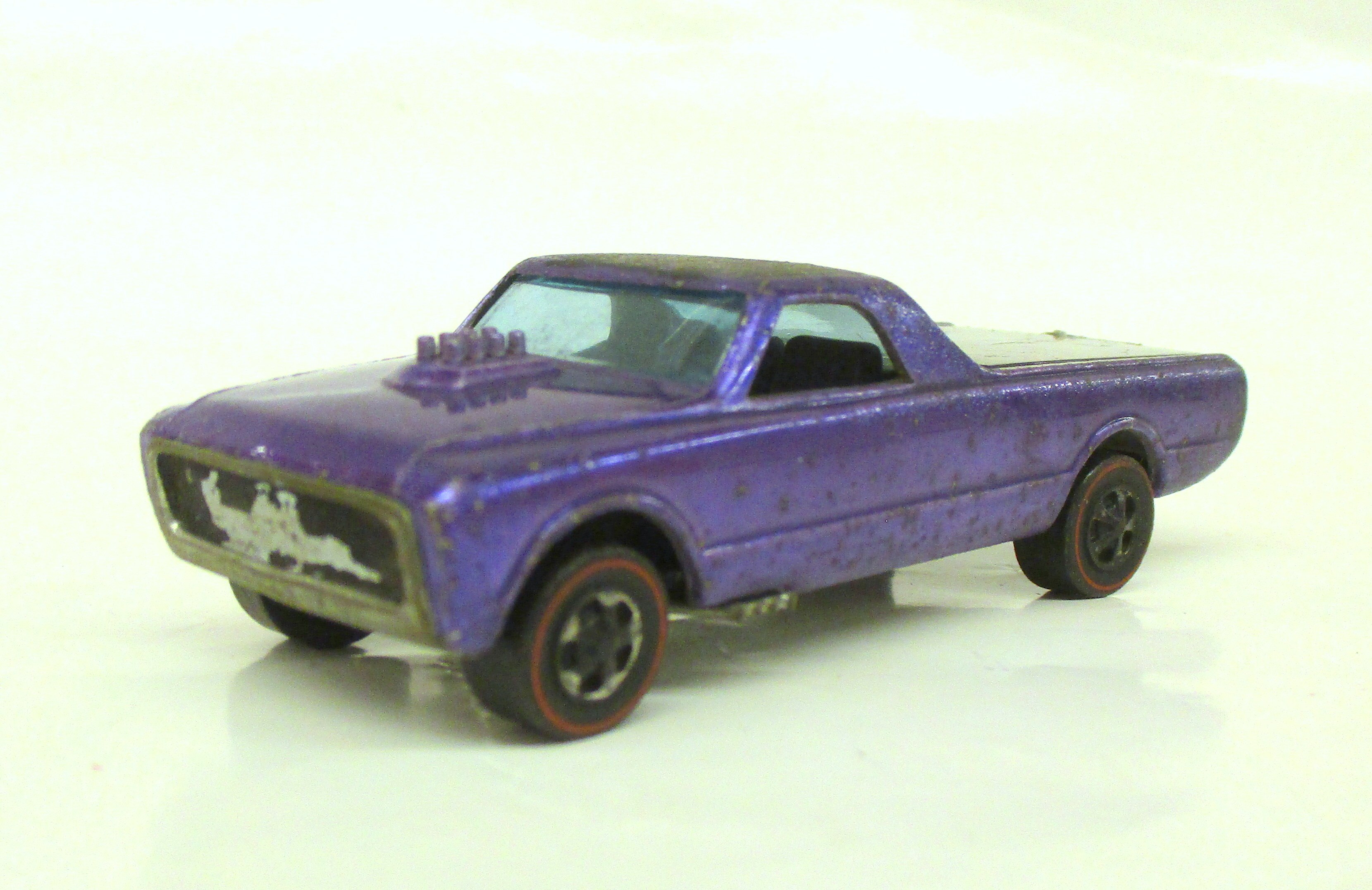 mattelhongkong1968hotwheelscustomfleetsidemetallicpurple6213l