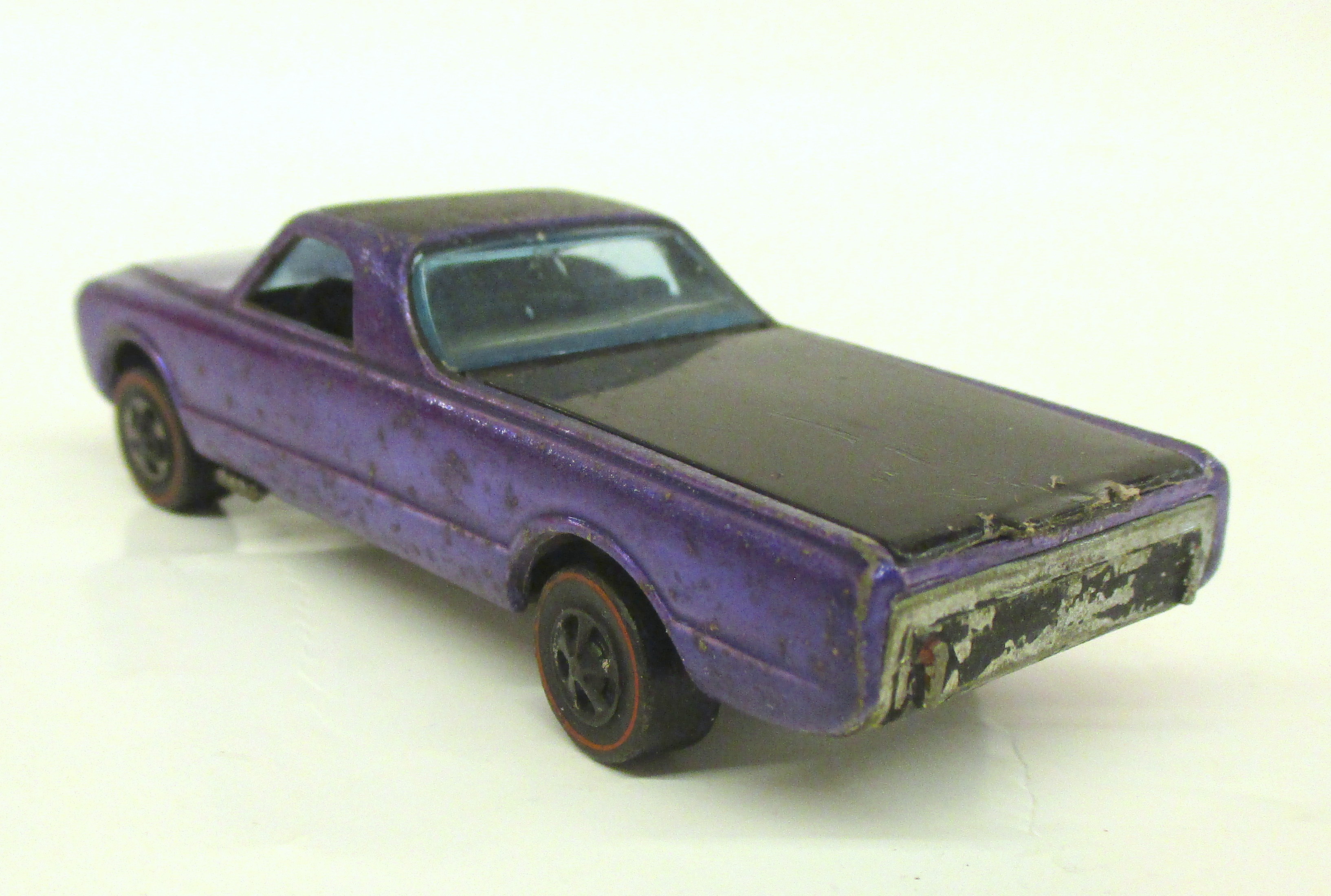 mattelhongkong1968hotwheelscustomfleetsidemetallicpurple6213l