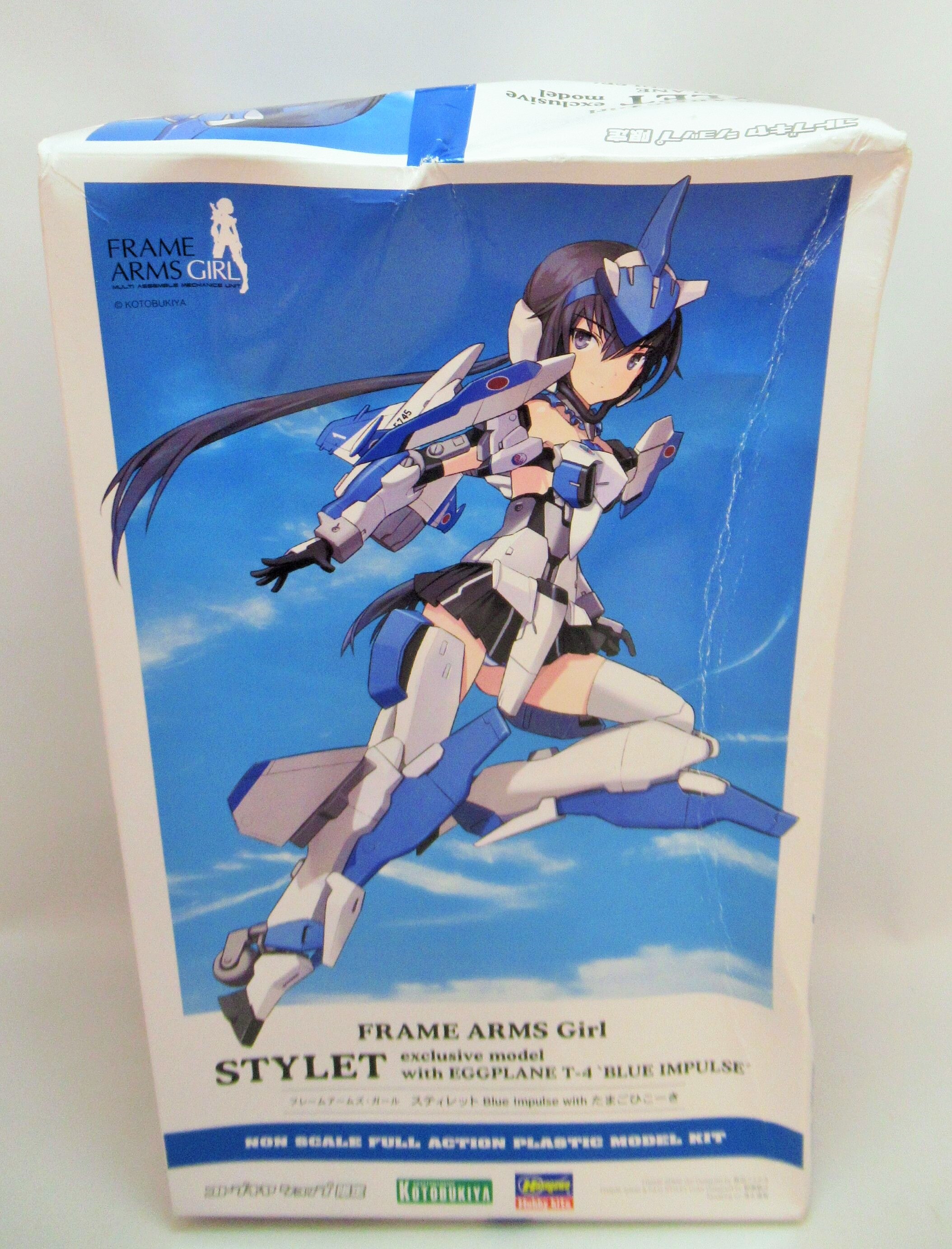 Kotobukiya - Frame Arms Girl - Stylet Blue Impulse with Egg Plane