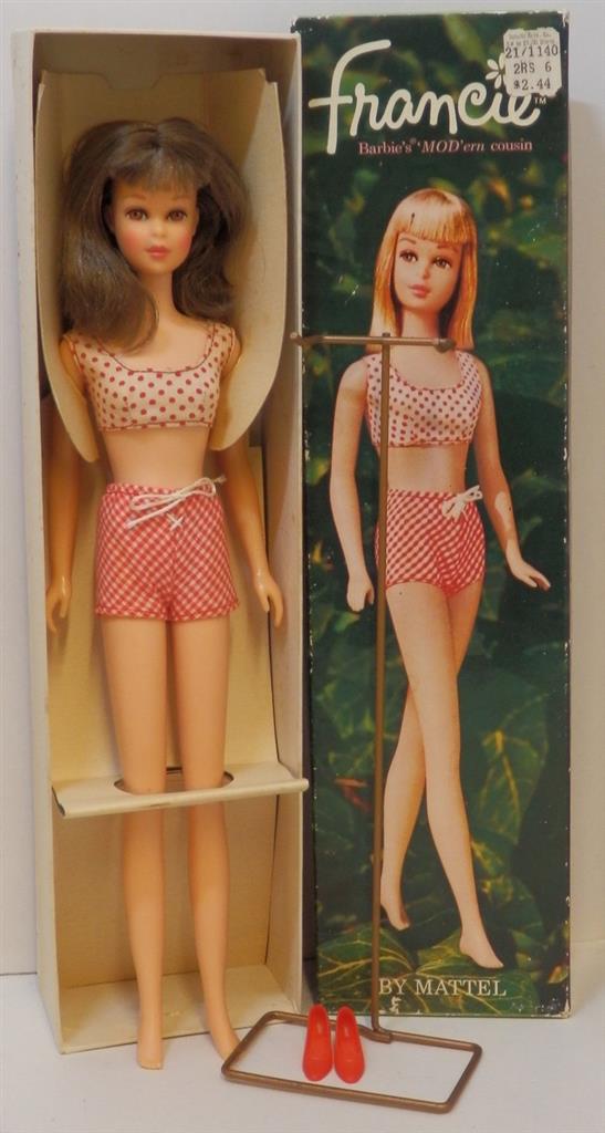 Mattel Vintage Francie Leg brunette With Box | Mandarake Online Shop